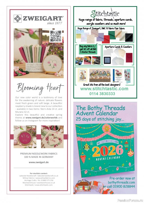 Коллекция вышивки в журнале &laquo;CrossStitcher №434 2026&raquo;