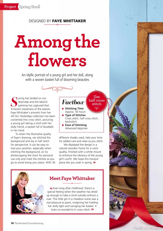 Коллекция вышивки в журнале &laquo;The World of Cross Stitching №371 2026&raquo;