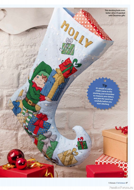 Коллекция вышивки в журнале «Ultimate CrossStitch - Christmas 2025»