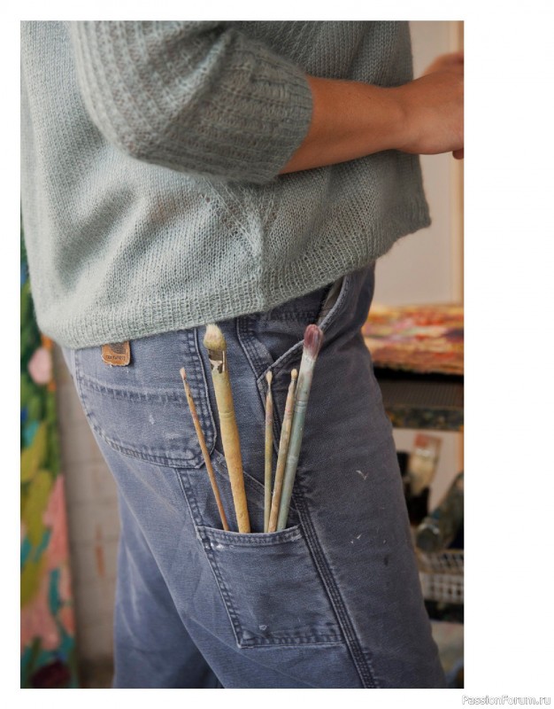 Вязаные модели в журнале «Laine Magazine №24 2025 Spring»