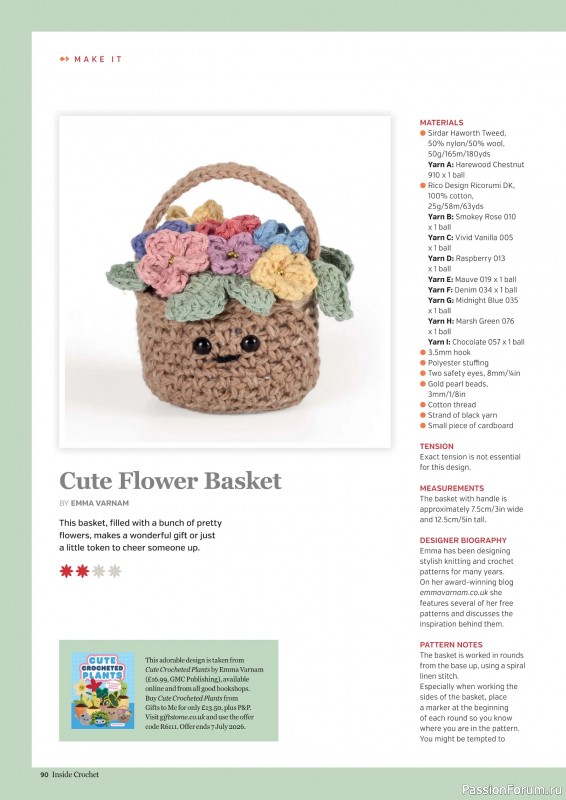 Вязаные проекты крючком в журнале &laquo;Inside Crochet №189 2026&raquo;