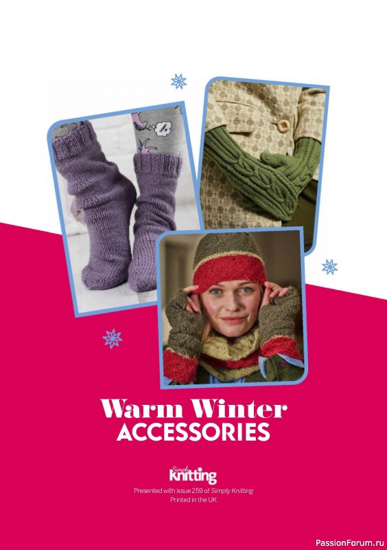 Вязаные проекты крючком в журнале «Simply Knitting №257 2024»