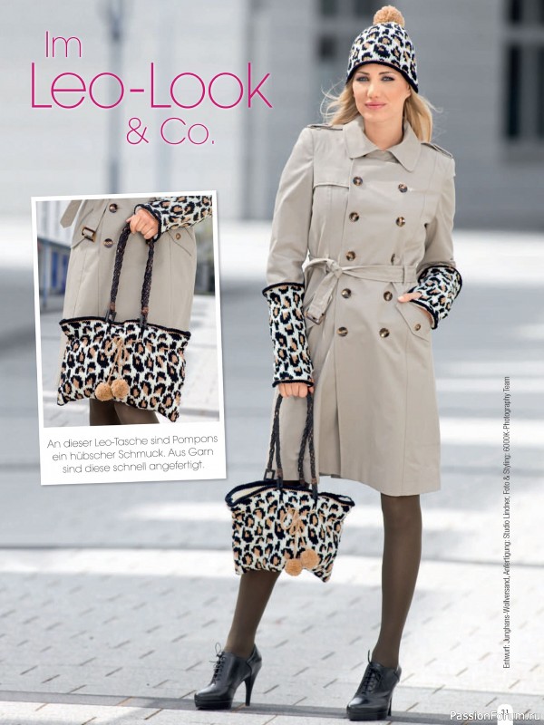 Вязаные проекты спицами в журнале «Hundert Seiten voller Ideen №4 2025»