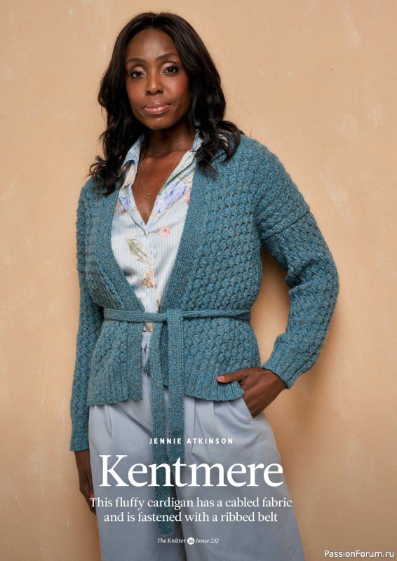 Вязаные проекты спицами в журнале «The Knitter №232 2026»