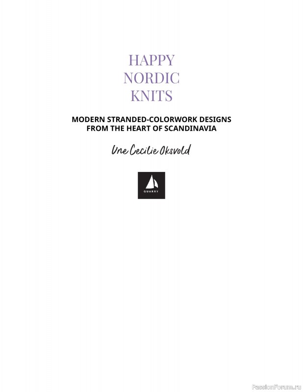 Вязаные проекты в книге «Happy Nordic Knits»