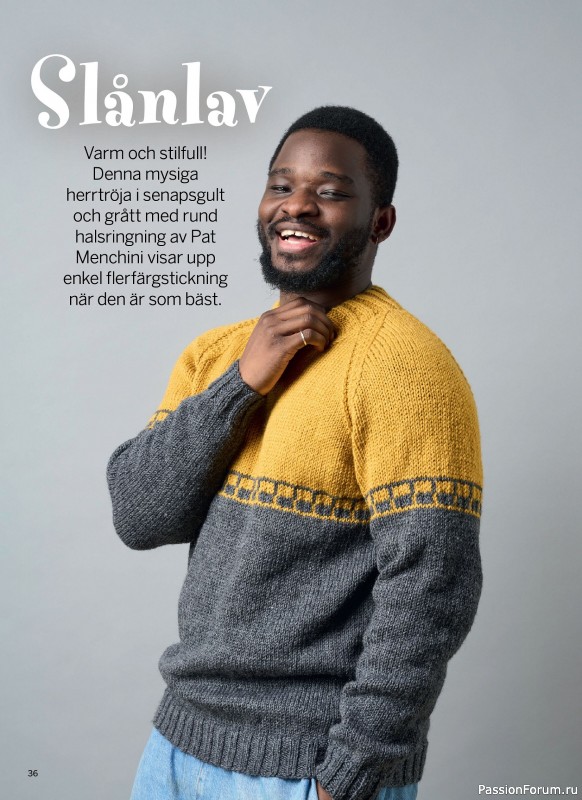 Вязаные проекты в журнале &laquo;Inspirerande handarbete - April 2026&raquo;