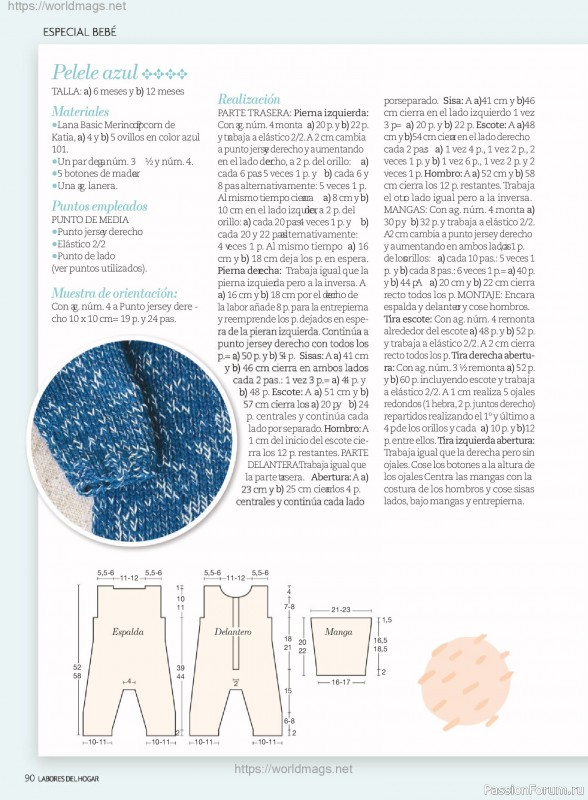 Коллекция проектов для рукодельниц в журнале &laquo;Labores del hogar №793 2025&raquo;