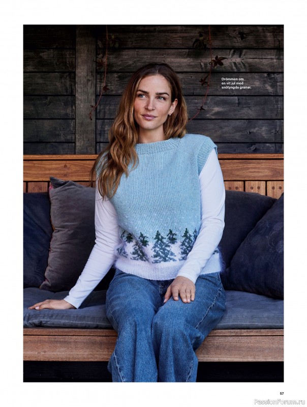 Коллекция проектов для рукодельниц в журнале «Stickat & Sant №6 2025»