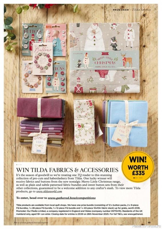 Коллекция проектов для рукодельниц в журнале «Todays Quilter №133 2025»