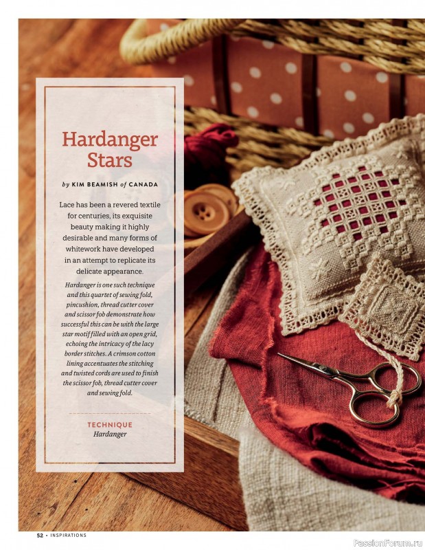Коллекция вышивки в журнале &laquo;Inspirations №130 2026&raquo;