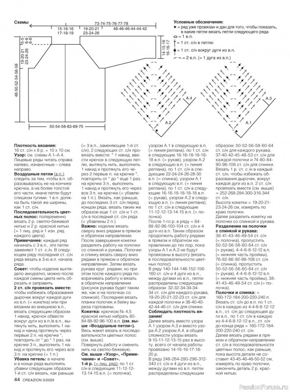 Вязаные модели в журнале «Creazion №3 2025»