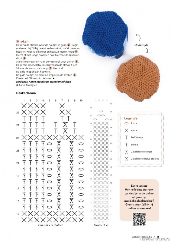 Вязаные проекты крючком в журнале &laquo;Aan de Haak №66 2025&raquo;