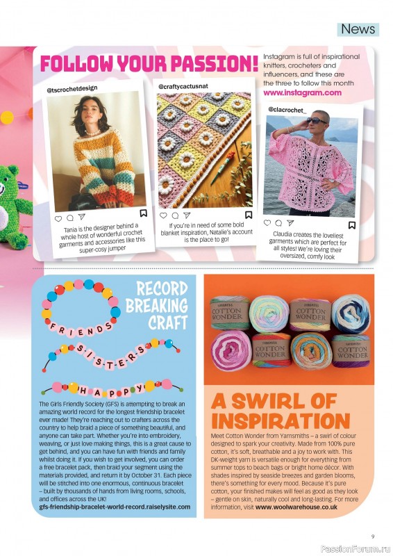 Вязаные проекты крючком в журнале «Crochet Now №125 2025»