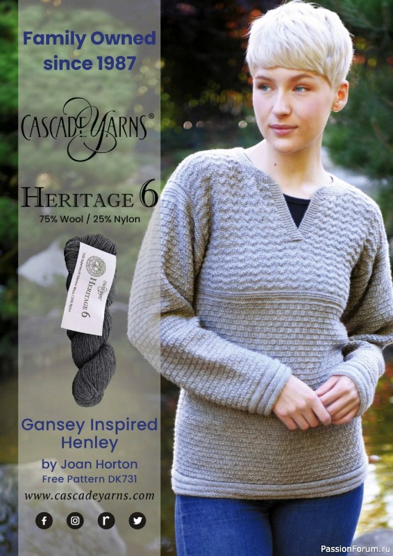 Вязаные проекты спицами в журнале «Simply Knitting №239 2023»