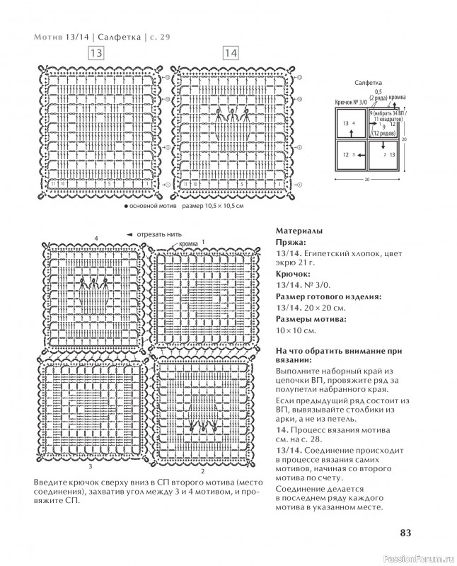 Вязаные проекты в книге &laquo;Ажурное вязание крючком с Казе Кобо&raquo;