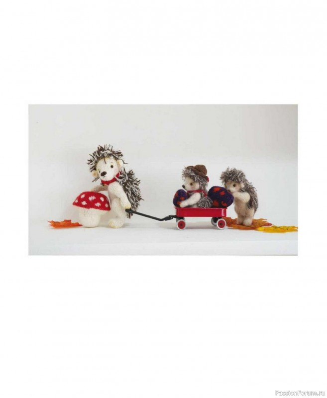 Вязаные проекты в книге &laquo;Шарнирные игрушки на спицах&raquo;.