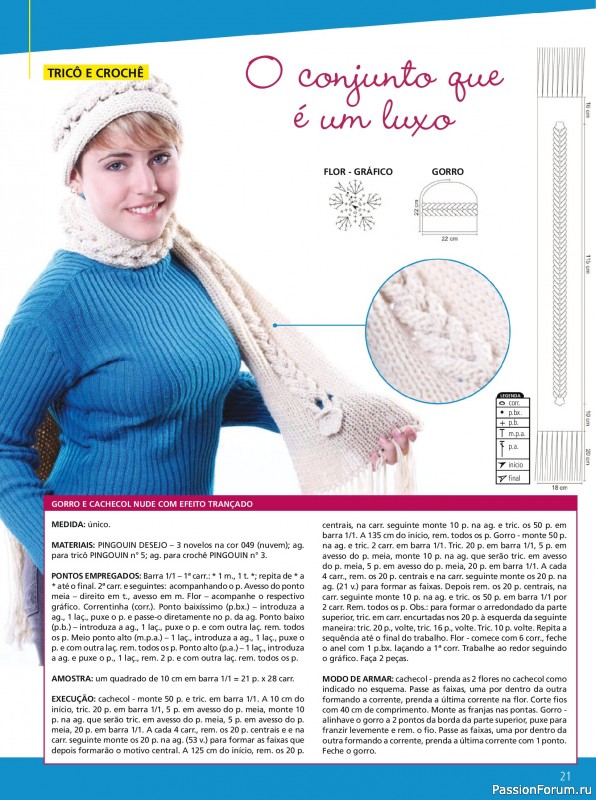 Вязаные проекты в журнале «Artesanato Simples - Cachecois Ed.67 2025»