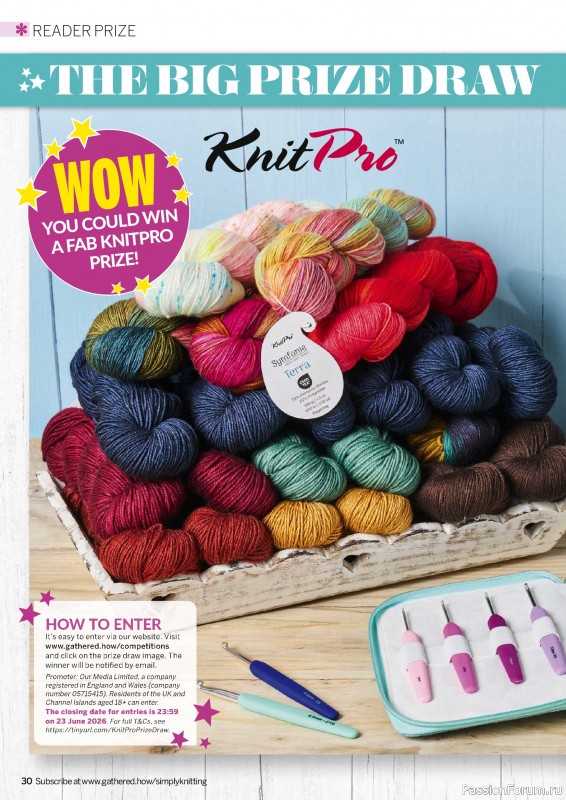 Вязаные проекты в журнале &laquo;Simply Knitting №277 2026&raquo;