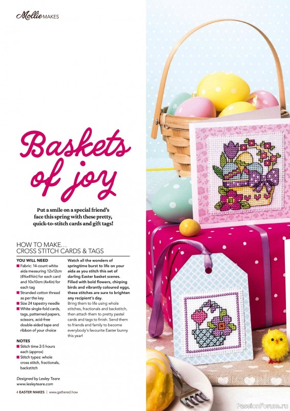 Коллекция проектов для рукодельниц в журнале «Mollie Makes - Easter Makes 2026»