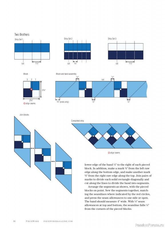 Коллекция проектов для рукодельниц в журнале &laquo;PieceWork - Spring 2025&raquo;