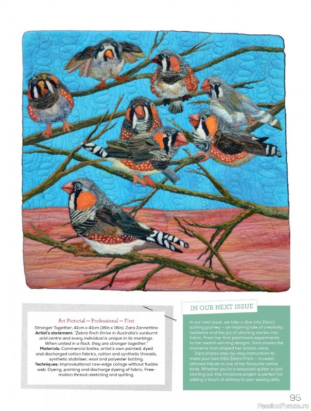 Коллекция проектов для рукодельниц в журнале «Quilters Companion №136 2025»