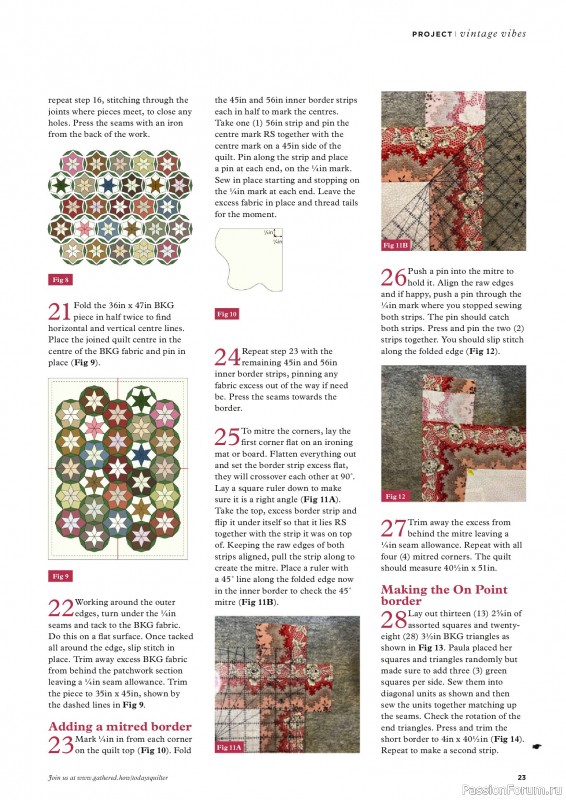 Коллекция проектов для рукодельниц в журнале «Todays Quilter №125 2025»