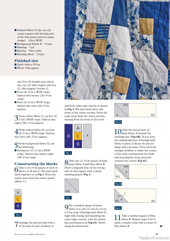 Коллекция проектов для рукодельниц в журнале «Todays Quilter №144 2026»