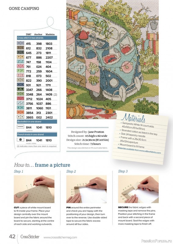 Коллекция вышивки крестиком в журнале «CrossStitcher №382 2022»