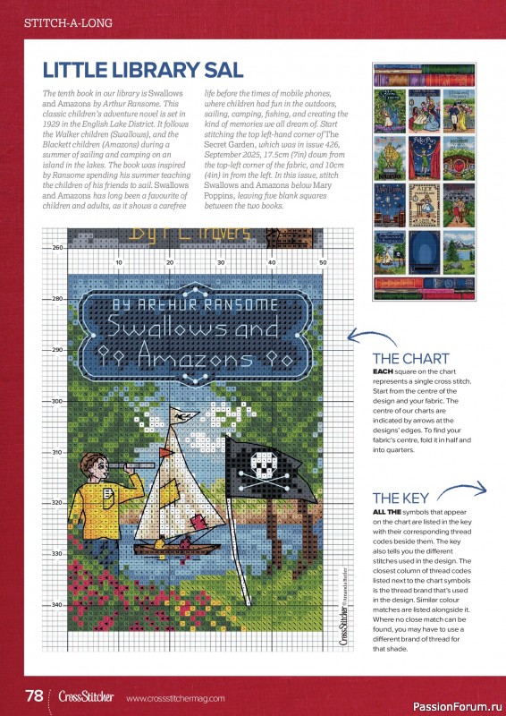 Коллекция вышивки в журнале &laquo;CrossStitcher №435 2026&raquo;