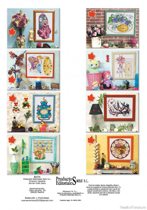 Коллекция вышивки в журнале &laquo;Especial Punto de Cruz №1 2026&raquo;
