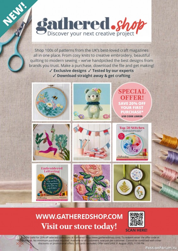 Коллекция вышивки в журнале «Love Embroidery №69 2025»