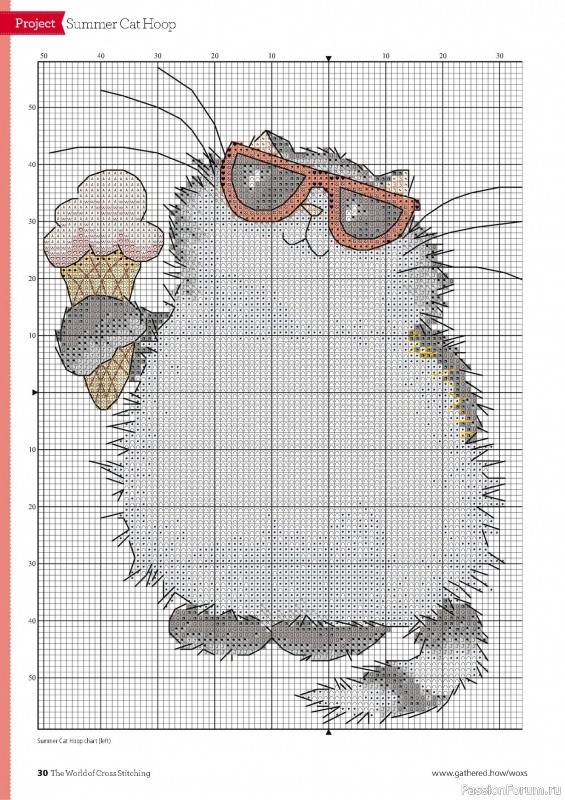 Коллекция вышивки в журнале «The World of Cross Stitching №359 2025»