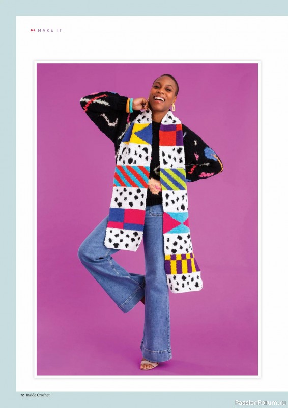 Вязаные проекты крючком в журнале &laquo;Inside Crochet №185 2025&raquo;