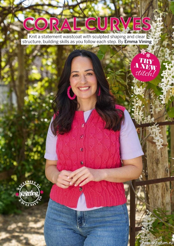 Вязаные проекты крючком в журнале «Simply Knitting №268 2025»
