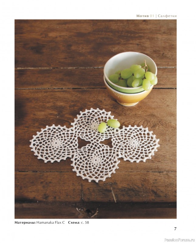 Вязаные проекты в книге &laquo;Ажурное вязание крючком с Казе Кобо&raquo;