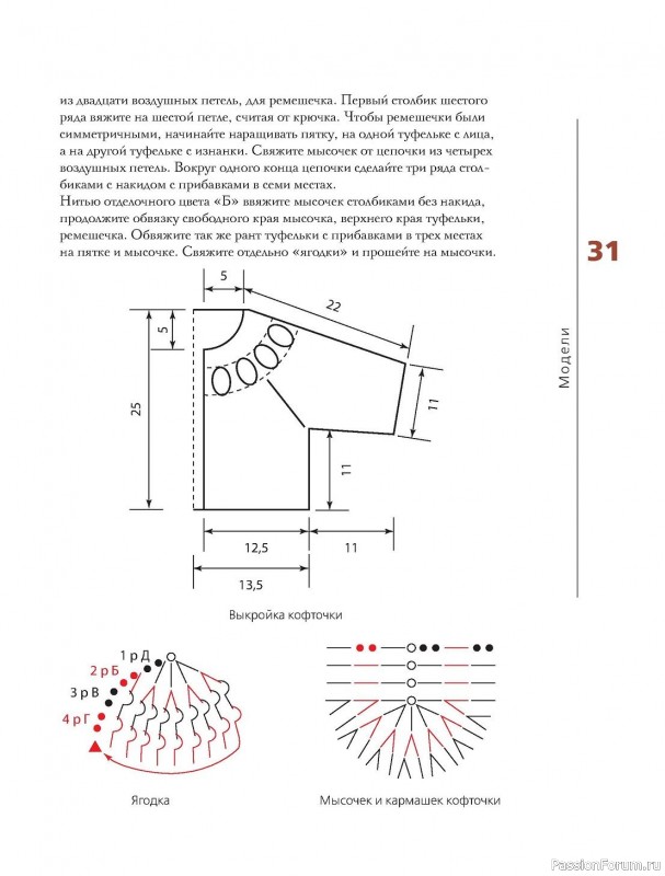 Вязаные проекты в книге «Вязание крючком для детей»