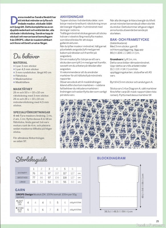 Вязаные проекты в журнале &laquo;Inspirerande handarbete - April 2026&raquo;