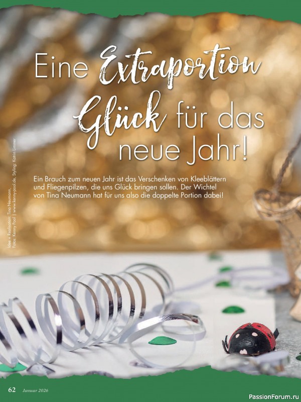 Коллекция проектов для рукодельниц в журнале «Anna Germany №1 2026»