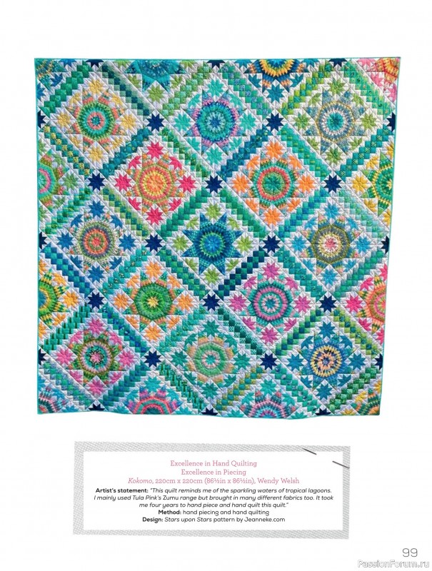 Коллекция проектов для рукодельниц в журнале «Quilters Companion №135 2025»