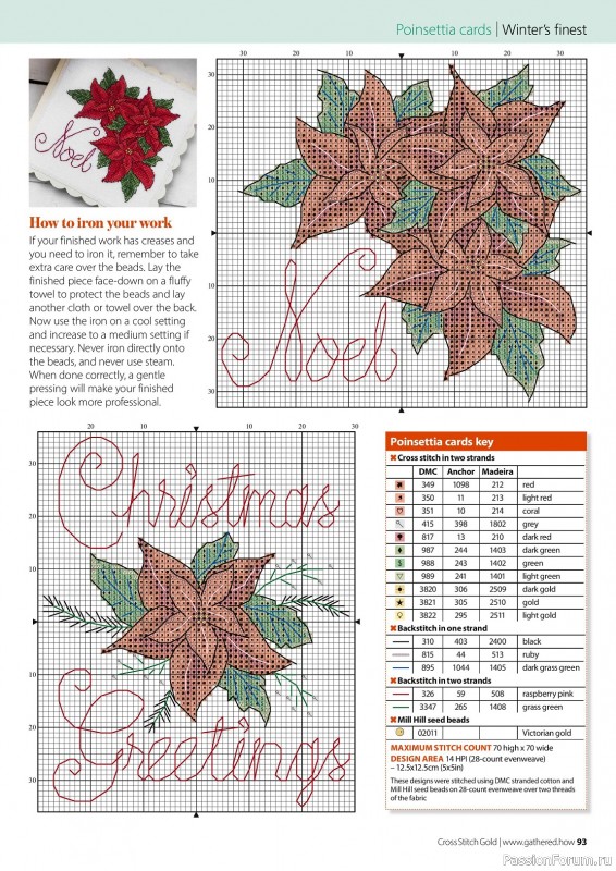 Коллекция вышивки в журнале «Cross Stitch Gold - Christmas Collection 2023»