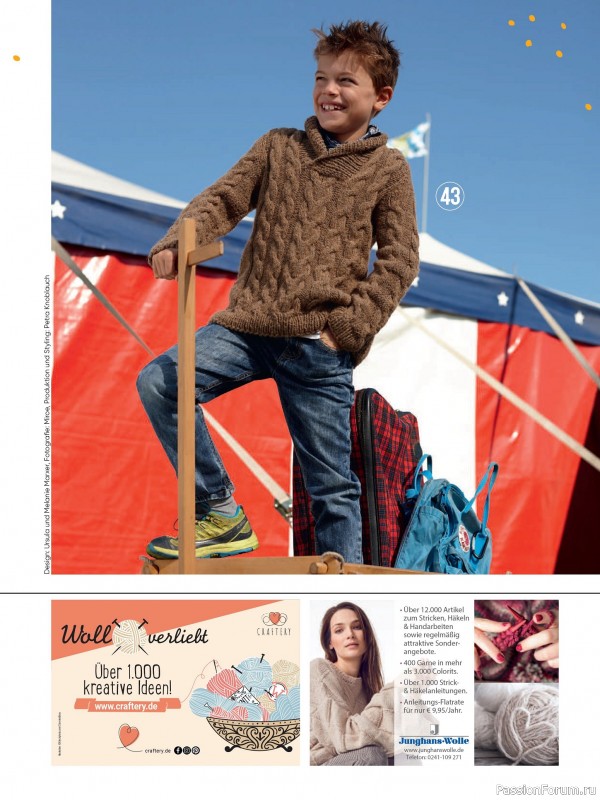 Вязаные модели для детей в журнале «Kinder Maschenmode №4 2025»