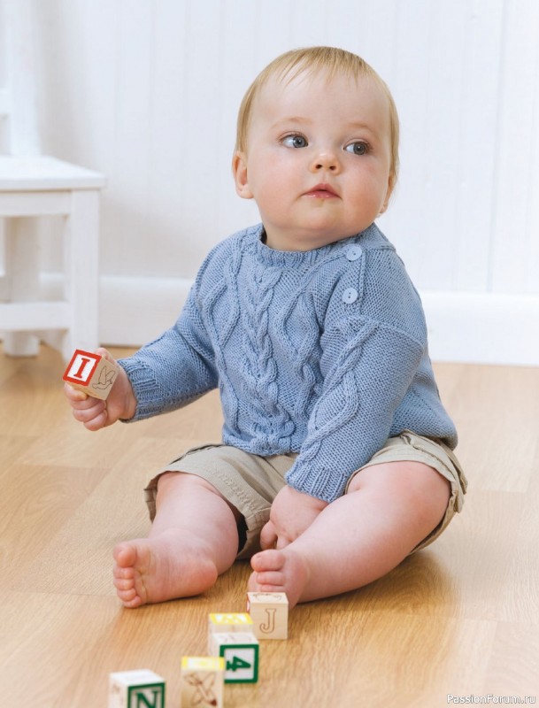 Вязаные модели для детей в журнале «Knitting Baby & Beyond - April 2024»