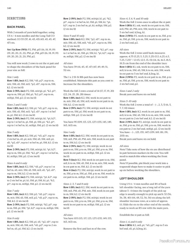 Вязаные модели в журнале «Laine Magazine №24 2025 Spring». Продолжение