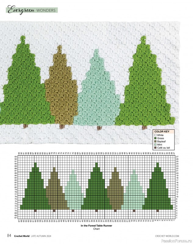 Вязаные проекты крючком в журнале «Crochet World - Late Autumn 2024»