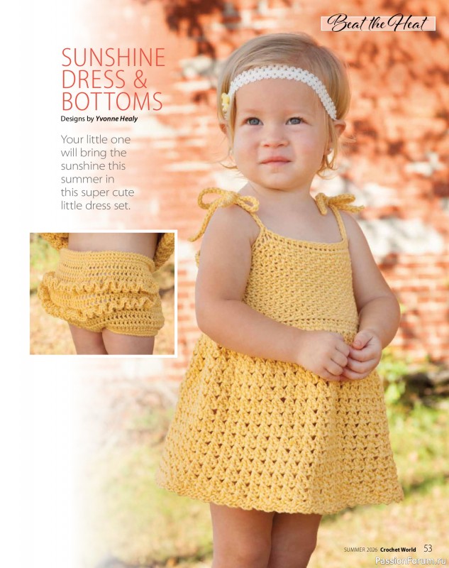 Вязаные проекты крючком в журнале &laquo;Crochet World - Summer 2026&raquo;