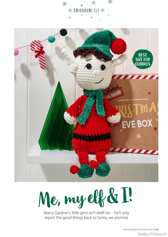 Вязаные проекты крючком в журнале «Your Crochet Christmas - 2025»