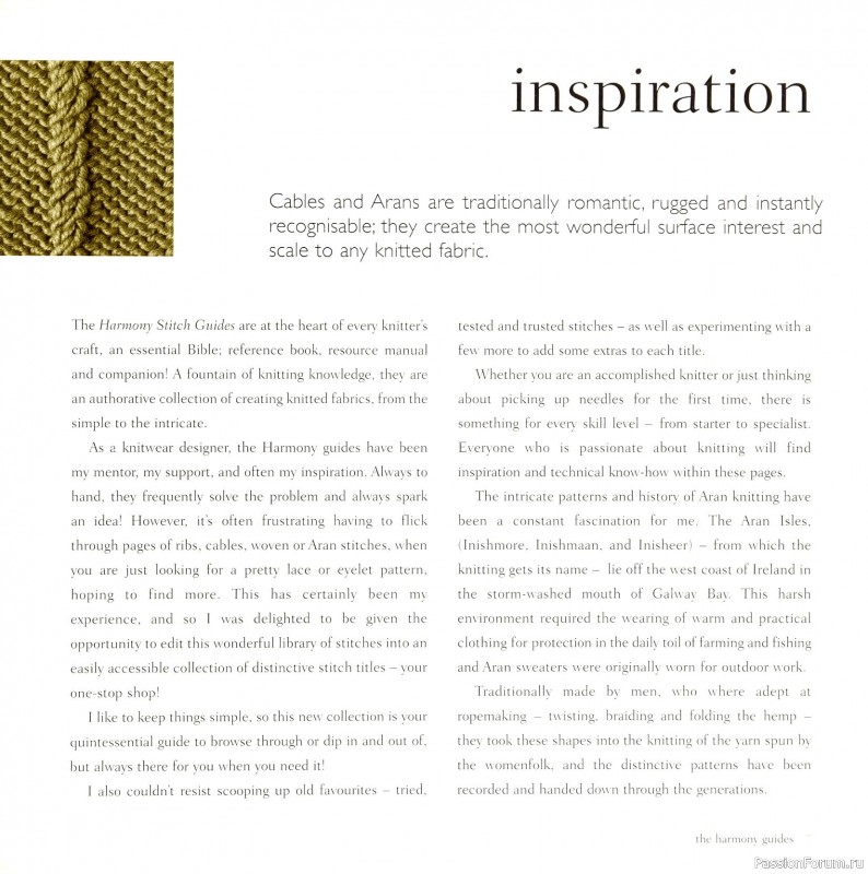 Вязаные проекты в книге &laquo;Cables & Aran Stitches-250 to Knit&raquo;