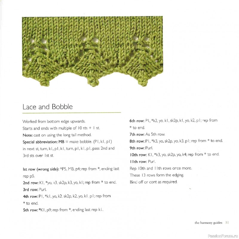 Вязаные проекты в книге &laquo;Knit Edgings & Trims 150 Stitches&raquo;.