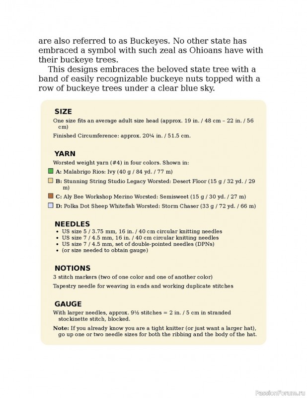 Вязаные проекты в книге «Knitting the U.S.A.». Часть 2