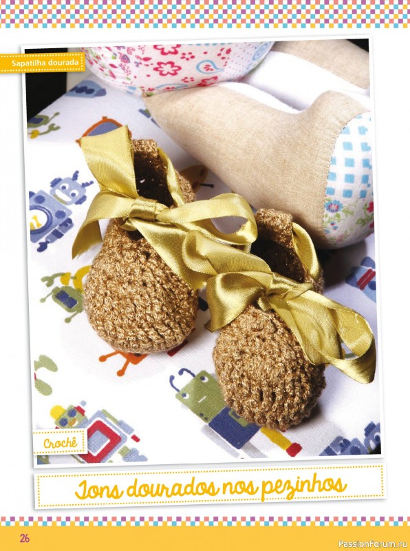 Вязаные проекты в журнале &laquo;Artesanato Simples Ed.83 Croche e Trico Bebe&raquo;